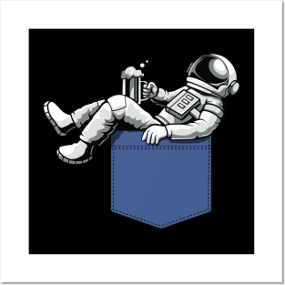 Pocket Astronaut funny Space Universe Gifts Posters and Art